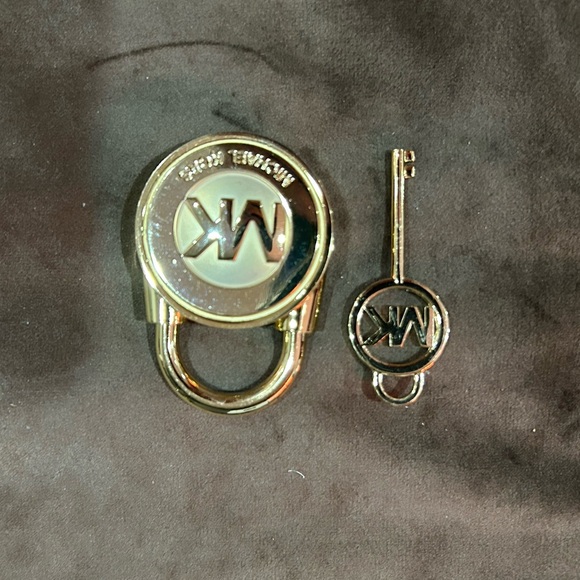 Michael Kors Gold Padlock and Key - Picture 8 of 8